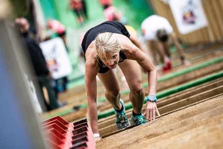 Martina Bellušová on her way to victory in Štrbské Pleso