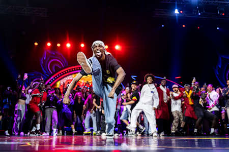 Rubix on the world final stage of Red Bull Dance Your Style
