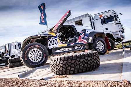 Stéphane Peterhansel's X-Raid Mini JCW Team vehicle ready for Rally Andalusia 2020