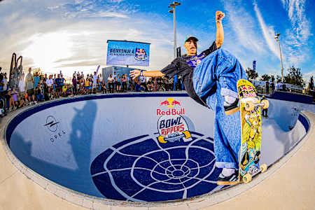 Danny Leon launches through the bowl at Red Bull Bowl Ripper in Marseille, France.