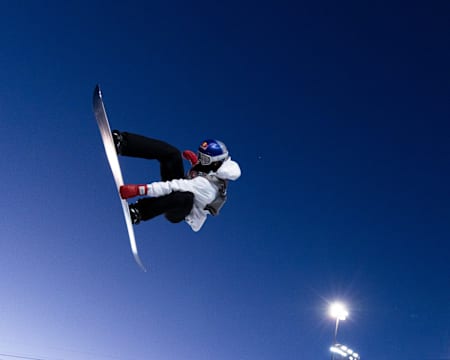 Scotty James bei den Laax Open in Laax, Schweiz, am 18. Januar 2025.