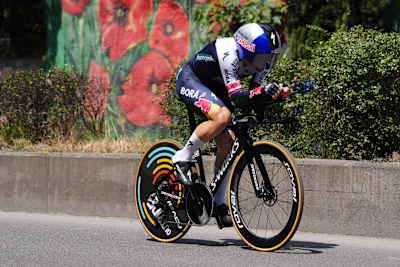 Jan Tratnik of Red Bull - BORA - hansgrohe team during the stage 2 of the Giro d’Italia from Tirana (Tirane) to Tirana (Tirane) Tudor ITT (Individual Time Trial) Albania - Saturday, May 10, 2025.
