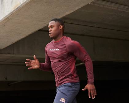 Elijah Hall trainiert am 1. Juni 2023 in Los Angeles, CA, USA.