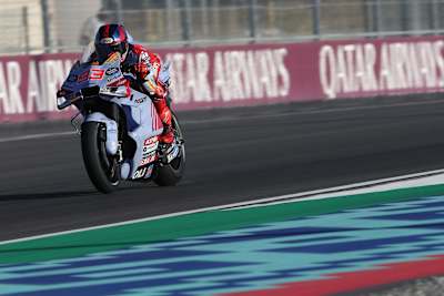 Marc Márquez en el test de MotoGP de 2024 en Qatar.