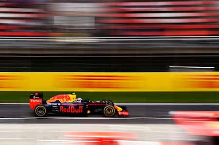 Dutch driver Max Verstappen makes his debut for Red Bull Racing at the Spanish Formula One Grand Prix at Circuit de Catalunya.