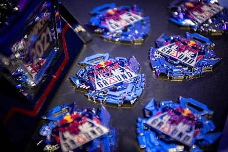 The winners medals seen at Red Bull Home Ground day 4 at Gaming Sphere London, UK on November 7, 2021