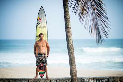Lucas Chianca is seen during the recording of Se Prepara video series in Rio de Janeiro, Brazil on September 19, 2019