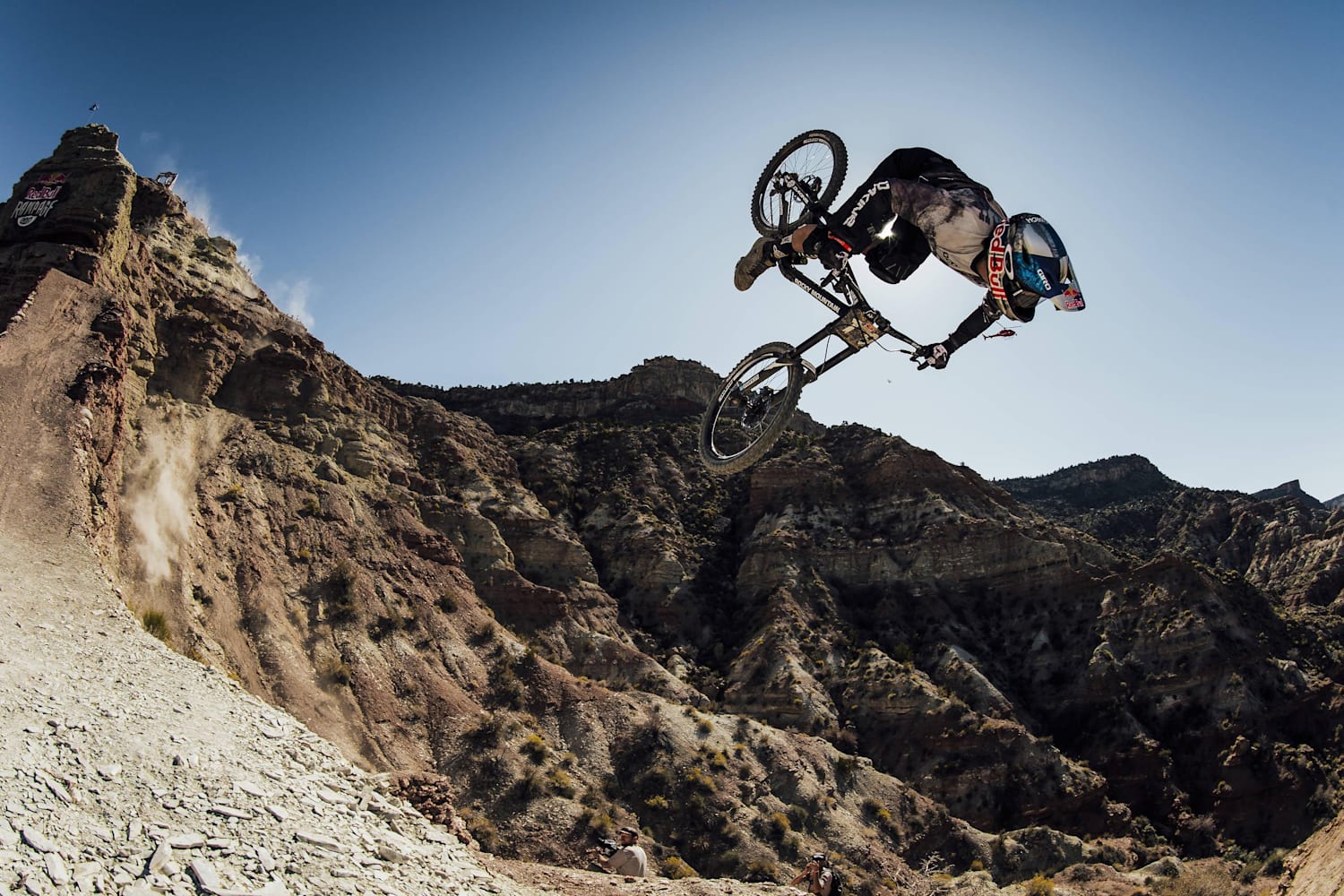 red bull mountain biker