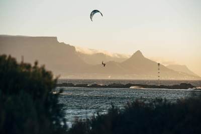 Lewis Crathern performs during Red Bull King Of The Air at Big Bay, South Africa on Jan. 31, 2017.