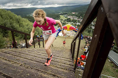 Competitors in action at Red Bull 400.