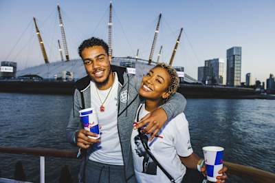 AJ Tracey and Sian Anderson at Red Bull Music Odyssey