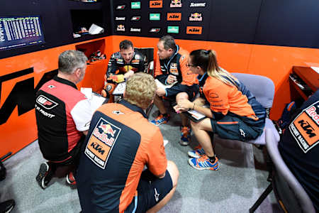 Inside the Red Bull KTM Factory Racing garage