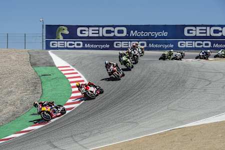Red Bull Honda World Superbike  at Laguna Seca Raceway, USA