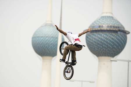 Mansour Al Safran Performing on his BMX in Kuwait