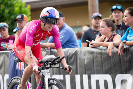 Photo of Daniela Ryf cycling