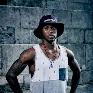 Courage Adams poses for a portrait during the Red Bull Shipyard in Santander, Spain on July 18, 2019.