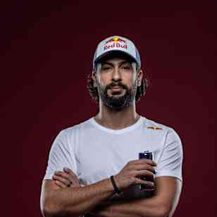 Ahmad Daham poses for a portrait during Red Bull Athletes project in Dubai, United Arab Emirates on February 8, 2021.