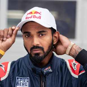 K. L. Rahul poses for a portrait during his visit of the Red Bull Ring in Spielberg bei Knittelfeld on September 2, 2019.