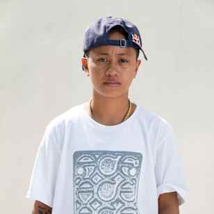 Margielyn Didal poses for a portrait at the Red Bull Performance camp in Vista, California, USA on May 1, 2021.