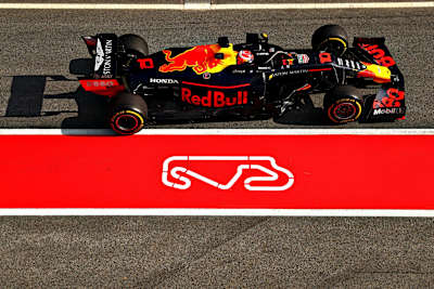 A photo of Red Bull Racing's Pierre Gasly during F1 testing in Barcelona.
