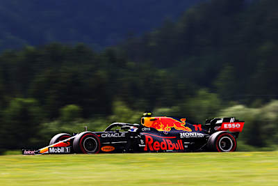 Sergio Pérez von Red Bull Racing Honda beim Großen Preis der Steiermark 2021.