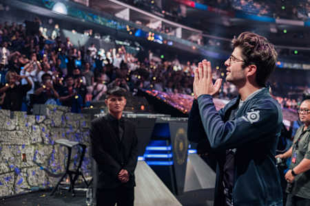An image of Ceb at TI9 in Shanghai, 2019