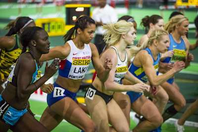 Morgan at the 2016 IAAF World Championship in Oregon