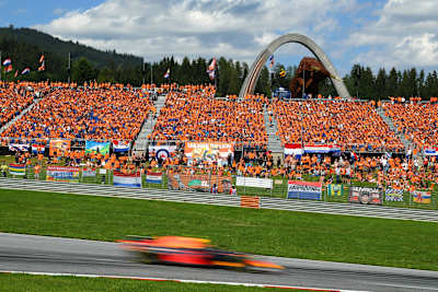 Verstappen showed mega speed and enjoyed massive support