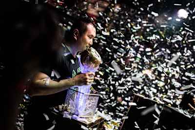 A picture of Infiltration winning Red Bull Kumite 2016