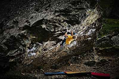 Alex beim Training in Wales.