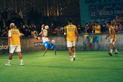 Neymar Jr au cours d'un match de la Red Bull Neymar Jr's Five World Final 2022.