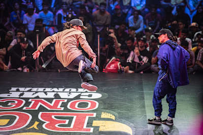 Ami and Luma perform at the Red Bull BC One 2019 World Final in Mumbai, India on November 7, 2019 