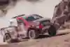 Giniel De Villiers (ZAF) and Alex Haro Bravo (ESP) of Toyota Gazoo Racing Team races during stage 2 of Rally Dakar 2020 from Al Wajh to Neom, Saudi Arabia on January 06, 2020.