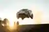 Sebastien Ogier and Julien Ingrassia of team Toyota Yaris WRC Toyota Gazoo Racing perform on day three in Monte Lerno during the World Rally Championship in Alghero, Italy on October 10, 2020. 