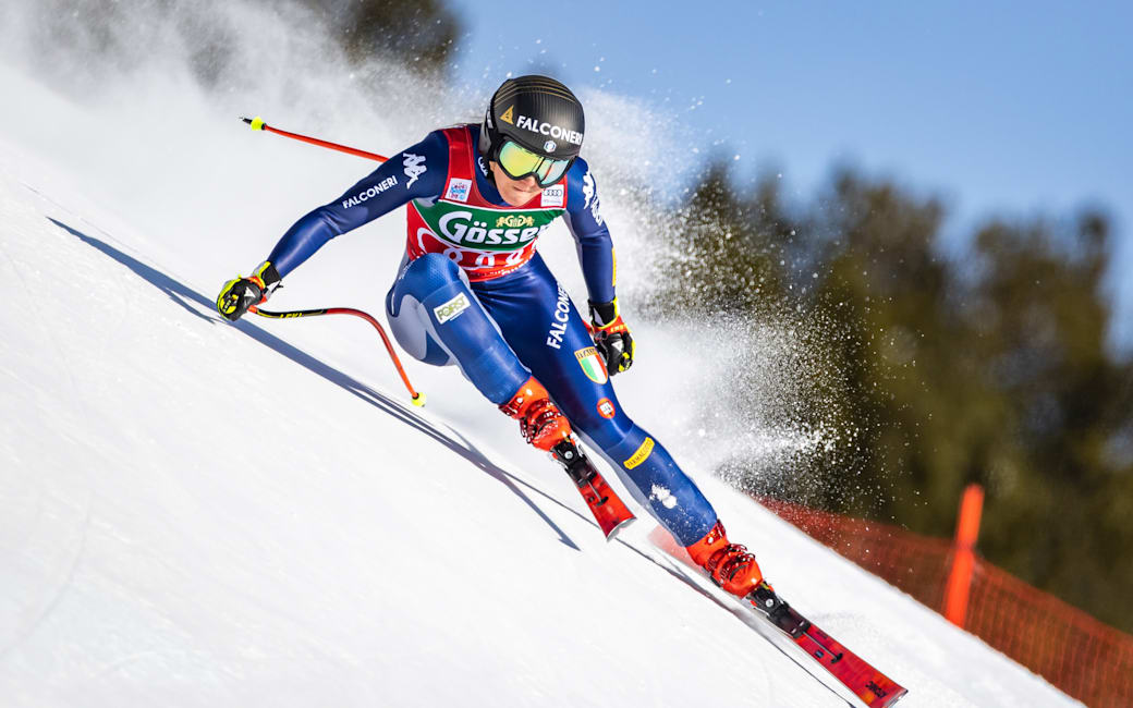 Fis Ski World Cup Sofia Goggia Wins Crans Montana Dh