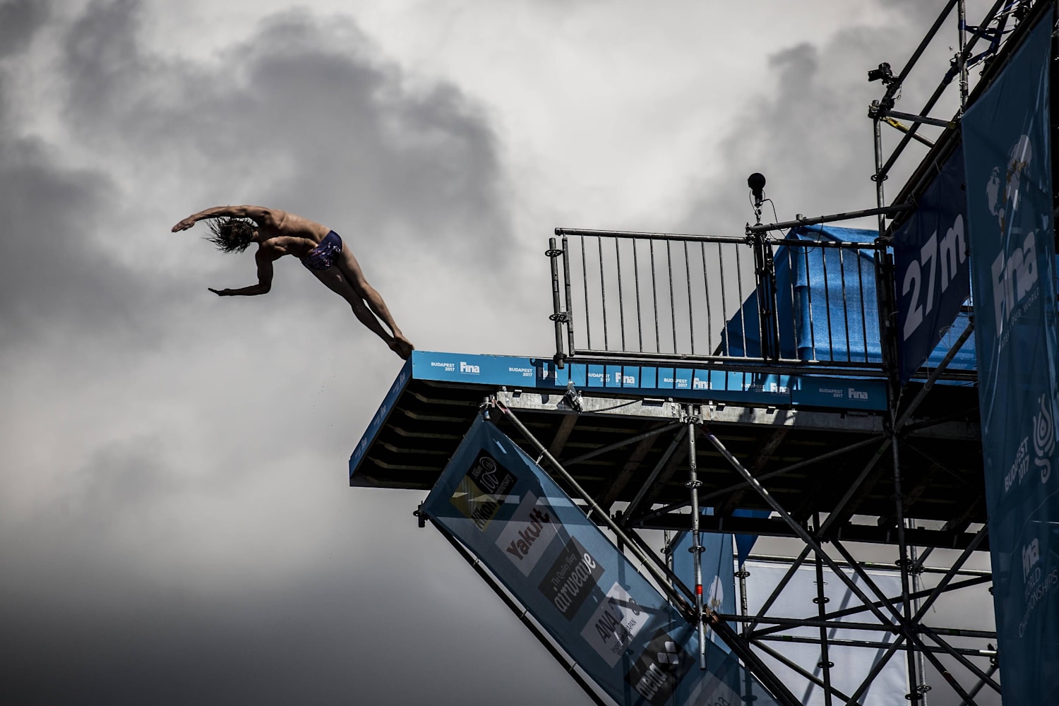 High Diving Red Bull