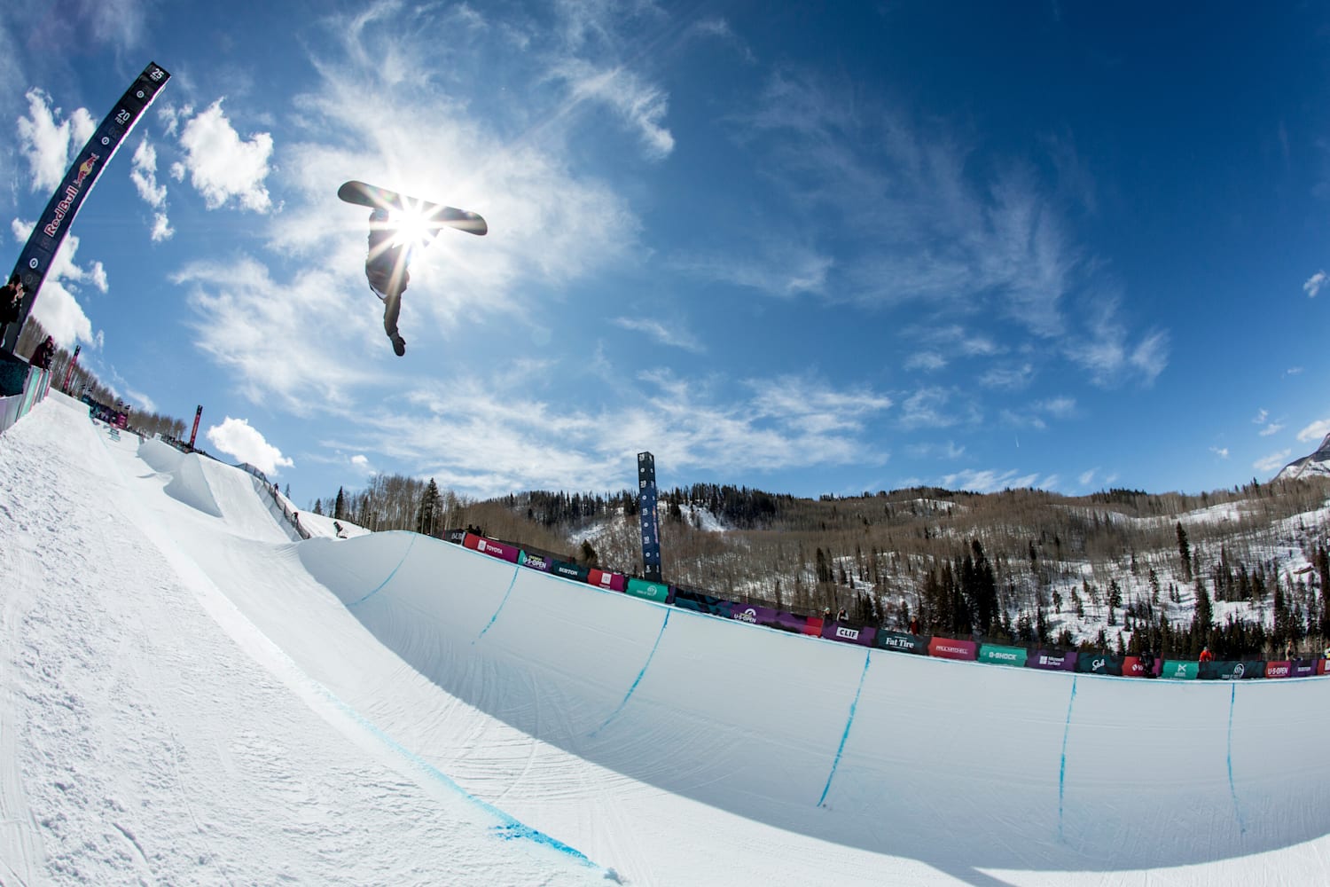 Riders Compete at Halfpipe Qualifiers at Burton US Open