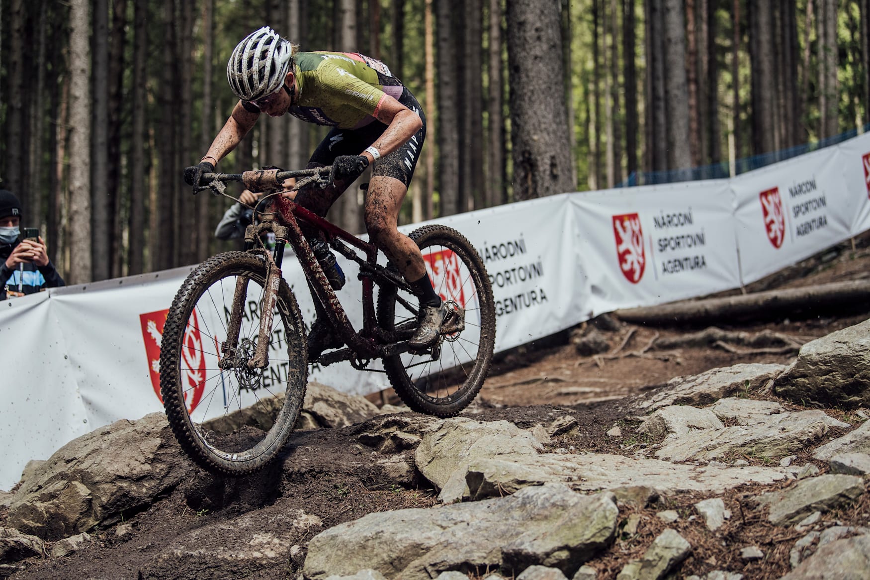 Haley Batten performs at UCI XCO in Nove Mesto na Morave, Czech Republic on May 16th, 2021.