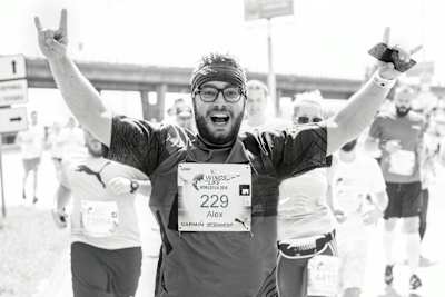 Wings For Life Run Teilnehmer in Bratislava, 2017.