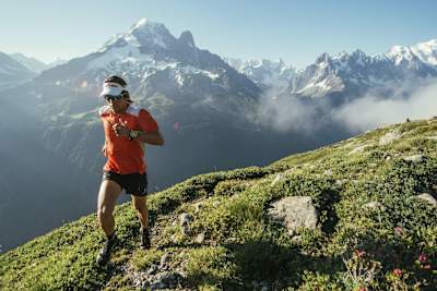 Ryan Sandes en Chamonix, Francia, el 25 de julio de 2016.
