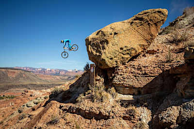 Brendan Fairclough bei der Red Bull Rampage.