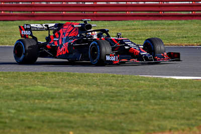 Verstappen put the RB15 through its early paces at Silverstone