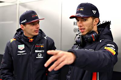 Gasly was keen to hear Verstappen's initial thoughts about RB15