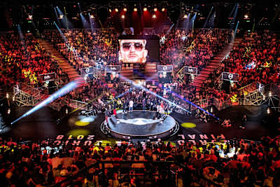 Scene of the stadium at the Red Bull BC One World Final 2018 in Zurich, Switzerland.