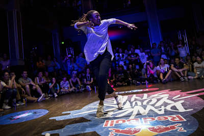 Aurèle competes at The Red Bull Dance Your Style France Final in the Club Haussmann in Paris on June 9th 2018.