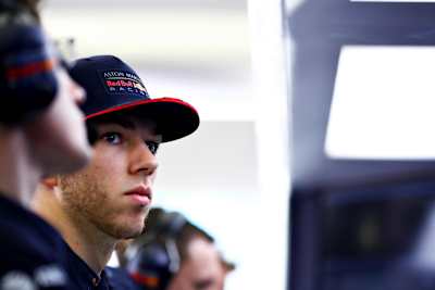 Gasly secured four points from race two