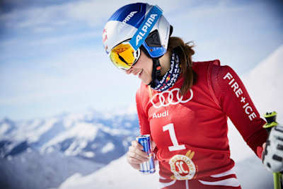 Johanna Holzmann in ihrem Element – dem Schnee.