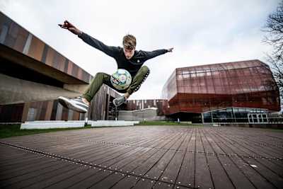 Jesse Marlet in actie