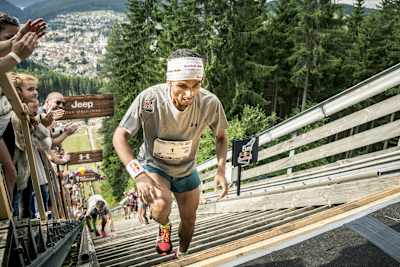 Ahmet Arslan seen during the Red Bull 400 in Titisee-Neustadt, Germany on July 17, 2016.