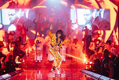 Teyana Taylor performs at Red Bull Music Presents: Teyana Taylor: House of Petunia at the Manhattan Center in New York, NY on May 15, 2019.